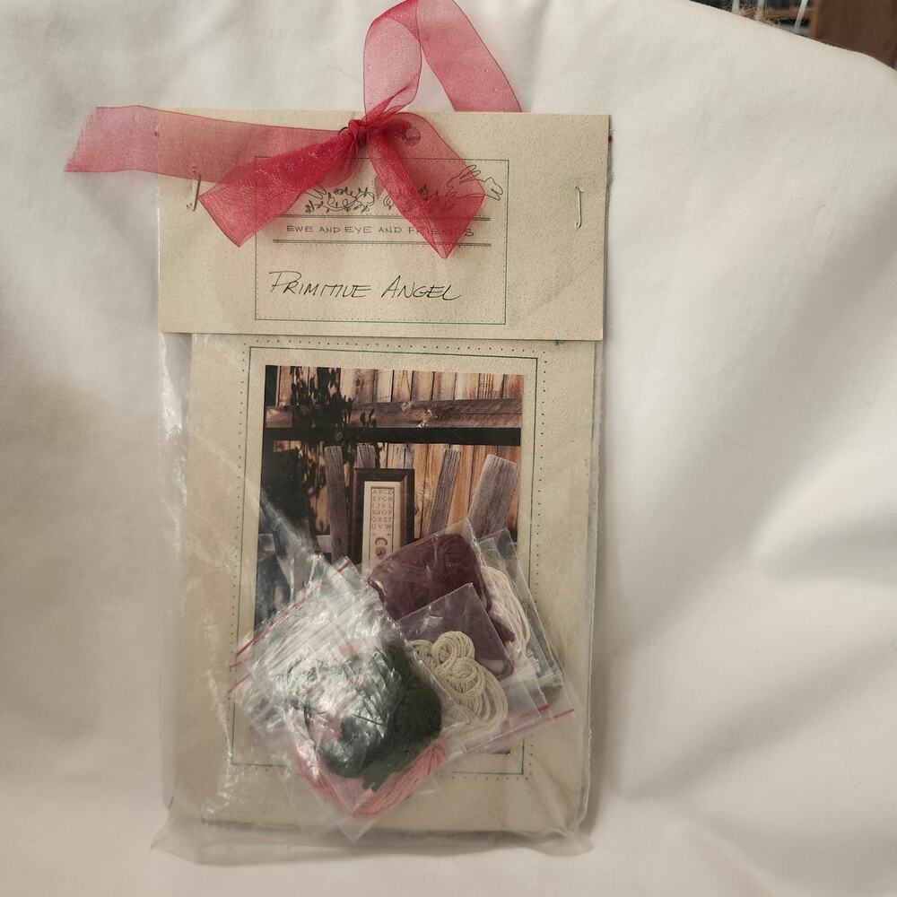 Primitive Angel Sampler Kit EweAnd Eye Missing 1 Thread B17